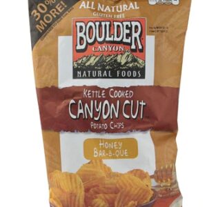 Chips de Batata Kettle Cooked Boulder Canyon Honey Barbecue - Corte Canyon 184g