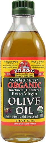Azeite de Oliva Extra Virgem Bragg Orgânico 473ml - Puro e Saudável