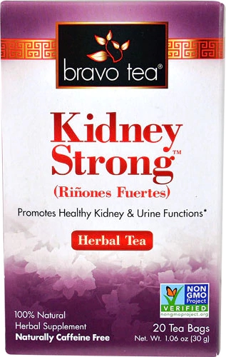 Chá Renal Bravo Tea Kidney Strong - 20 Sachês para Saúde Renal