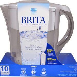 Brita Grand Pitcher - Color Series 10 Cup White -- 1 Container