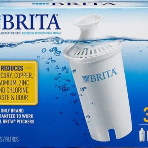 Filtros de Reposição Brita para Jarra - Kit com 3 Unidades (aprox. 300g cada)