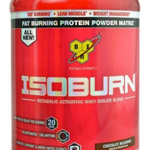 BSN IsoBurn™ Chocolate Milkshake - 590g | Whey Protein Isolado para Queima de Gordura