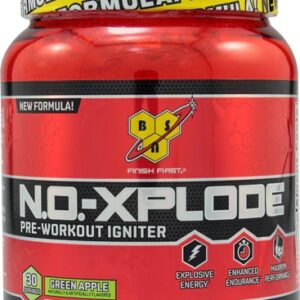 BSN N.O.-XPLODE Green Apple - Pré-treino Potente 30 Porções