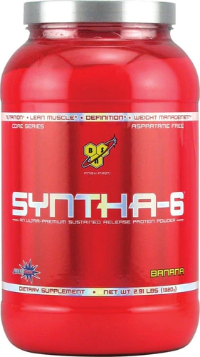BSN Syntha-6 Proteína Isolada Banana 1.32kg - Recuperação e Massa Muscular