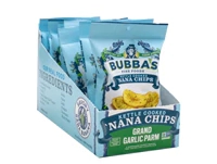 Bubba's Fine Foods Kettle Cooked Nana Chips Grand Garlic Parm -- 1.3 oz Each / Pack of 8