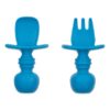 Comprar bumkins chewtensils baby spoon and fork set - dark blue -- 2 pack preço no brasil babies & kids baby essentials suplementos em oferta suplemento importado loja 1 online promoção -
