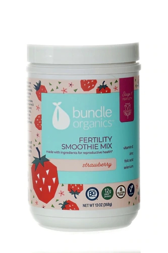 Bundle Organics Fertility Smoothie Mix Morango - 368g