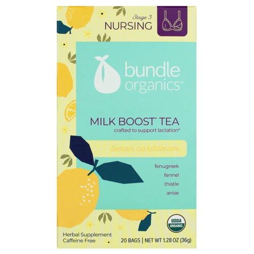 Bundle Organics Milk Boost Tea Caffeine Free -- 20 Tea Bags