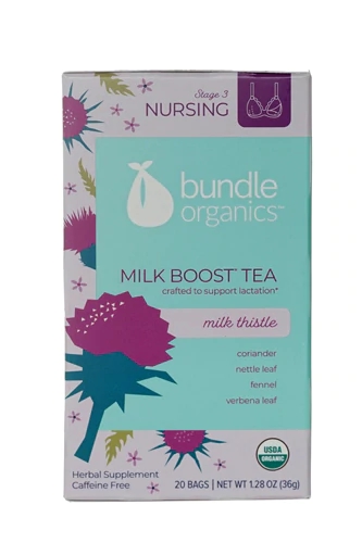 Chá Energético para Lactantes Bundle Organics Stage 3 - 20 Sachês (Com Leite de Cardo)