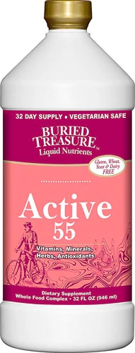 Buried Treasure Active 55 - 946ml: Seu Suplemento Completo para Vitalidade e Bem-Estar