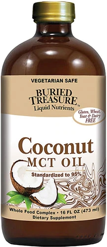 Óleo de Coco MCT Buried Treasure 473ml - Energia e Saúde