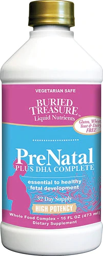 Buried Treasure Pré-Natal Plus DHA Completo - 473ml: Nutrição Essencial para Gestantes