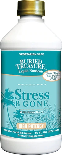 Buried Treasure Stress Gone Kava Kava - 473ml: Alívio Natural do Estresse