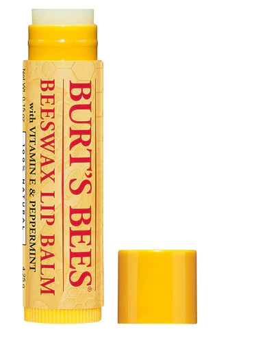 Burt's Bees Protetor Labial Hidratante Original Cera de Abelha Vitamina E e Menta 4,25g