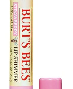 Burt's Bees Lip Shimmer Morango Natural Hidratante 2.55g - Brilho e Cuidado Labial