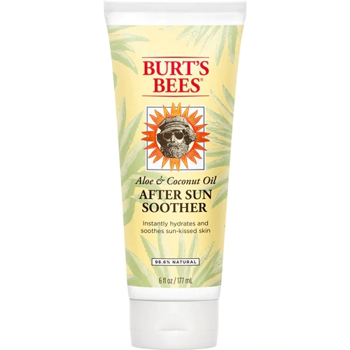 Loção Pós-Sol Burt's Bees Aloe e Óleo de Coco - Alívio Queimadura Solar 177ml