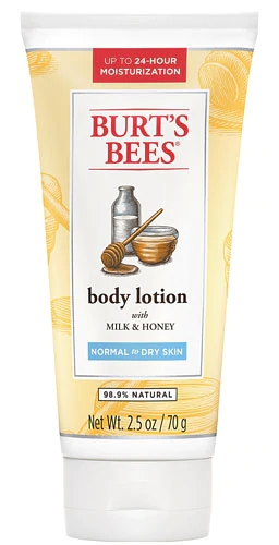 Burt's Bees Hidratante Corporal Leite e Mel 75ml - Nutrição Profunda para Pele Seca