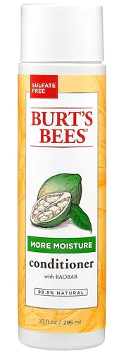 Condicionador Burt's Bees More Moisture Baobab Sem Sulfato - 295ml para Hidratação Profunda