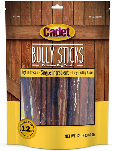 Petisco Cadete Bully Sticks para Cães - 340g: Sabor e Saúde Essenciais
