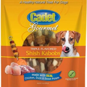 Petisco Cadet Gourmet Shish Kabobs Frango, Pato e Batata Doce 340g