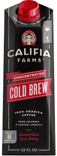 Café Cold Brew Concentrado Califia Farms 946ml - Sabor Intenso e Refrescante
