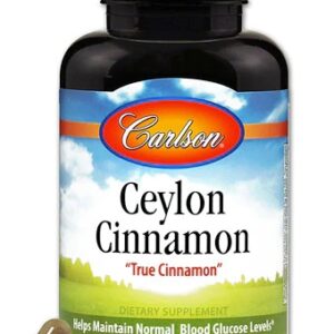 Carlson Ceylon Cinnamon - Canela do Ceilão 90 Cápsulas 500mg por Cápsula
