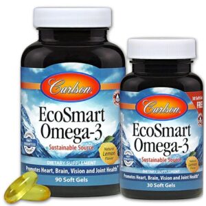 Comprar carlson ecosmart omega-3 lemon -- 90 softgels preço no brasil dha suplementos nutricionais suplemento importado loja 81 online promoção -