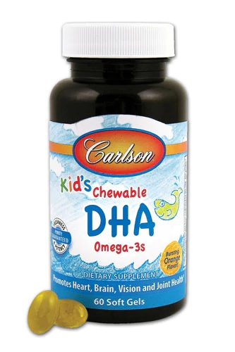 Carlson for Kids DHA Mastigável Sabor Laranja - 60 Gomas Mastigáveis