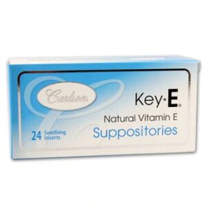 Carlson Key-E® Natural Vitamin E Suppositories -- 24 Suppositories