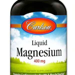 Carlson Liquid Magnesium -- 400 mg - 250 Softgels