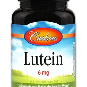 Carlson Lutein 6mg - 180 Cápsulas Softgel para Saúde Ocular