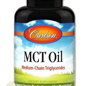 Carlson MCT Oil 60 Cápsulas Gelatinosas - Energia e Foco