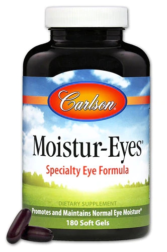 Carlson Moistur-Eyes® 180 Cápsulas Gel - Saúde Ocular e Hidratação