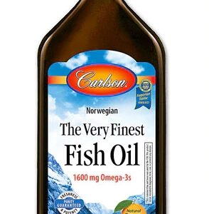 Carlson Norwegian The Very Finest Fish Oil Natural Orange -- 16.9 fl oz