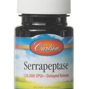 Carlson Serrapeptase 120.000 SPU - 30 Cápsulas Vegetarianas