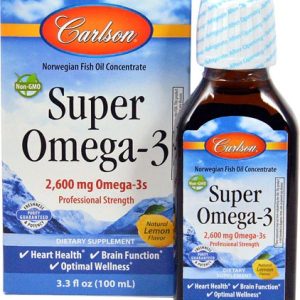 Comprar carlson super omega-3 natural lemon -- 2600 mg - 3. 3 fl oz preço no brasil dha suplementos nutricionais suplemento importado loja 127 online promoção -