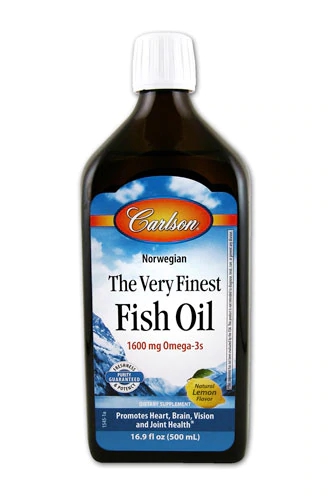 Carlson The Very Finest Fish Oil Natural Lemon -- 16.9 fl oz