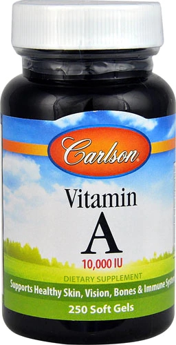 Carlson Vitamina A 10000 UI - 250 Cápsulas Gelatinosas