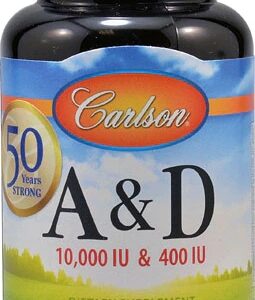 Carlson Vitamina A e D 300 Softgels - Saúde Essencial