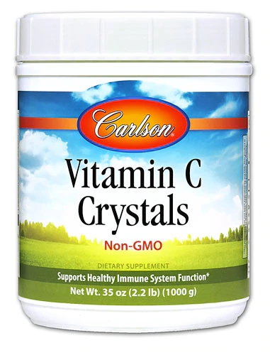 Carlson Vitamin C Crystals Non-GMO -- 35 oz