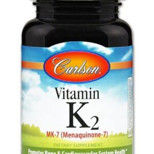 Carlson Vitamina K2 MK-7 45mcg - 90 Softgels - Saúde Óssea e Cardiovascular