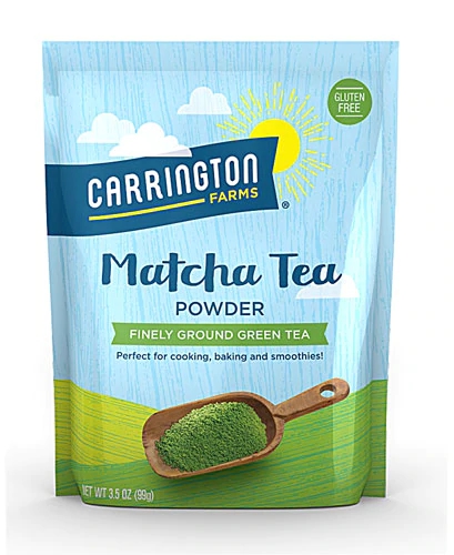 Pó de Chá Verde Matcha Carrington Farms 100g - Energia Natural e Antioxidantes