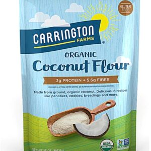 Farinha de Coco Orgânica Carrington Farms 425g - Natural e Sem Glúten