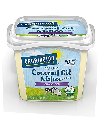 Carrington Farms Óleo de Coco Orgânico e Ghee Grass fed - Blend Perfeito 340g
