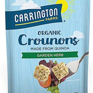 Comprar carrington farms organic crounons from quinoa gluten free garden herb -- 4. 75 oz preço no brasil condiments food & beverages salad toppings suplementos em oferta suplemento importado loja 25 online promoção -