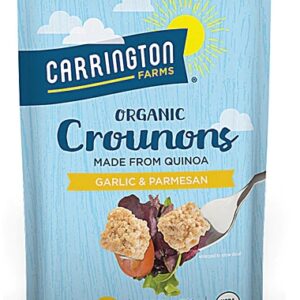 Comprar carrington farms organic crounons from quinoa gluten free garlic & parmesan -- 4. 75 oz preço no brasil condiments food & beverages salad toppings suplementos em oferta suplemento importado loja 1 online promoção -