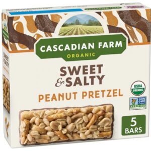 Comprar cascadian farms organic chewy granola bars sweet & salty peanut pretzel -- 5 bars preço no brasil bars food & beverages granola bars suplementos em oferta suplemento importado loja 23 online promoção -