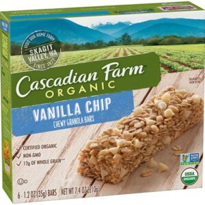 Comprar cascadian farms organic chewy granola bars vanilla chip -- 6 bars preço no brasil bars food & beverages granola bars suplementos em oferta suplemento importado loja 57 online promoção -