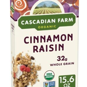 Comprar cascadian farms organic granola cereal cinnamon raisin -- 15. 6 oz preço no brasil breakfast foods food & beverages hot cereals rolled oats suplementos em oferta suplemento importado loja 69 online promoção - 18 de agosto de 2022
