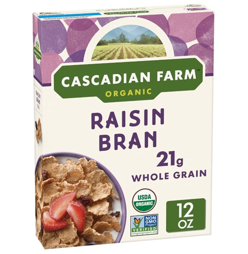 Cereal Cascadian Farms Orgânico Aveia com Uva Passa - 340g